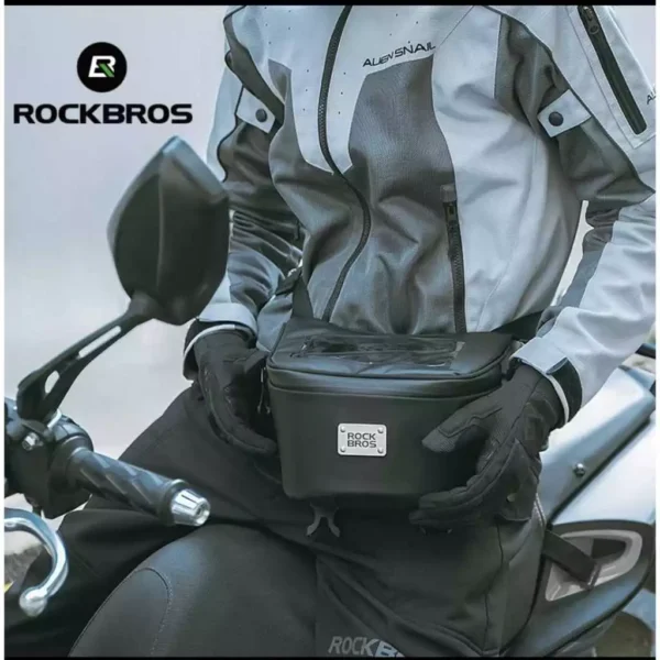 Tas Motor Matic Rockbros B113 Motorcycle Front bag 2L HandleBar Bag Waterproof - Image 3