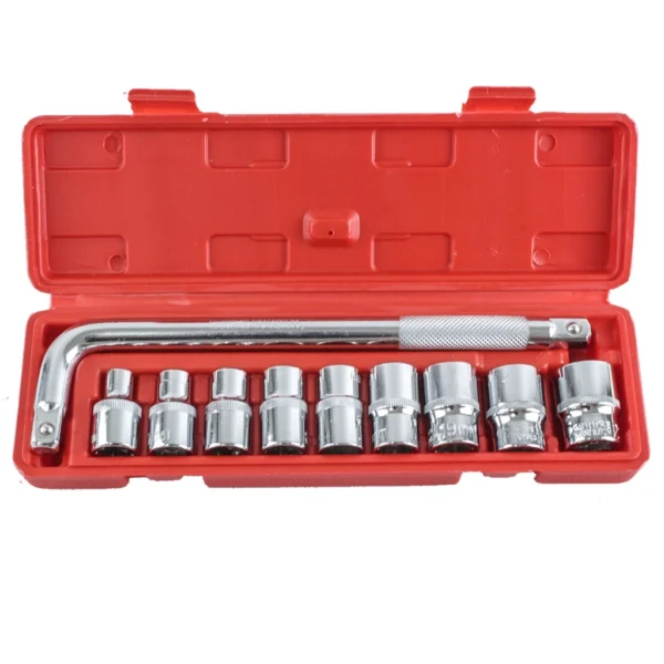 Suksestech Kunci Shock Set Socket Set 10 Pcs Murah 8mm - 24mm Alat Bengkel G 10017 - Image 9