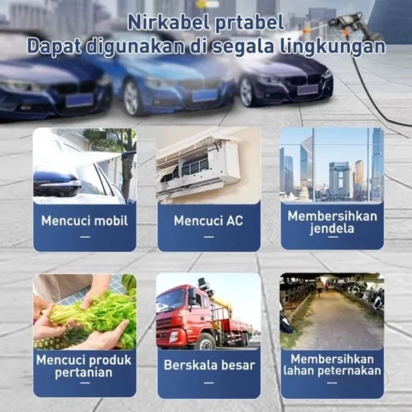 Makera 688V Semprotan cuci motor Alat Cuci Motor jet cleaner mesin cuci mobil mesin cuci motor - Image 2