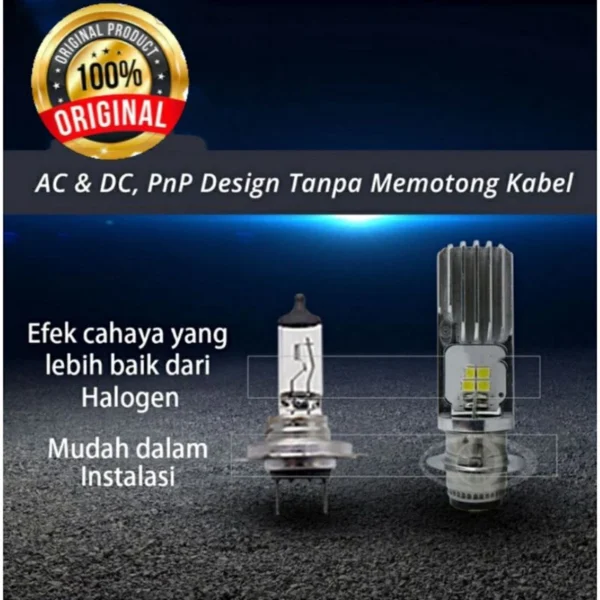 Lampu LED motor depan matic bebek TURBO TERANG untuk semua motor - Image 8