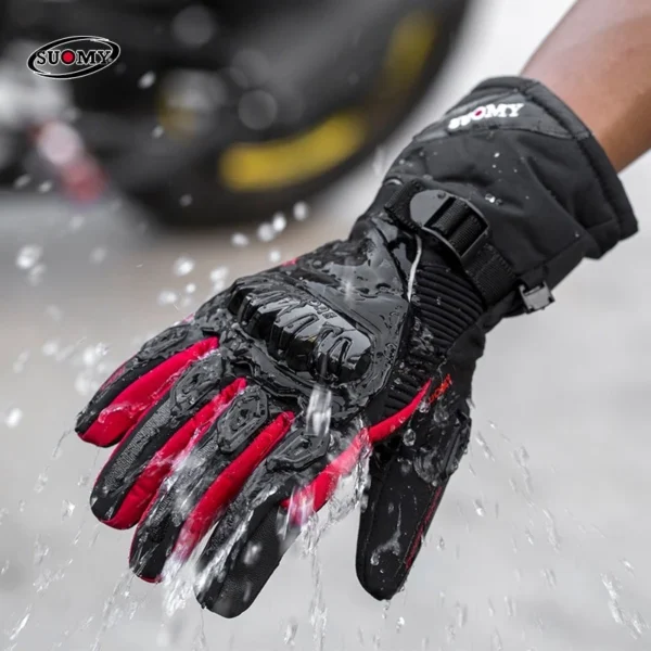 Suomy Sarung Tangan Motor Waterproof Windproof Touch Screen Gloves - Image 6