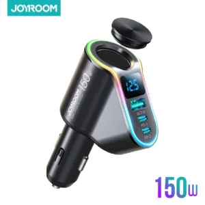 JOYROOM CL21 Car Fast Charger Mobil 4in1 150W Digital Display