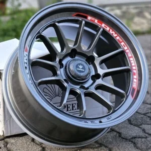 Velg Mobil Venom 5 Auto Speed Ring 18 Lebar 9 ET 0 PCD 6×139 Flow Forming Gunmettal Black Glossy Hyper Black Hilux Pajero Fortuner Vrz