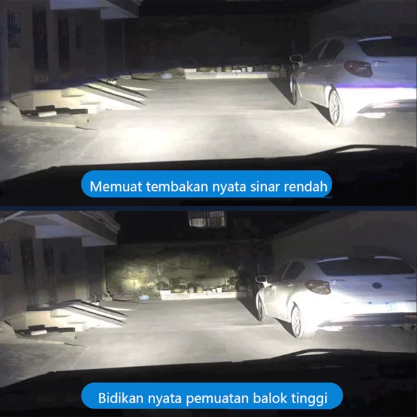 ZACRO Lampu Led Mobil Dan Motor H4 Mini PJECTOR PROJIE Y7D SUPER BRIGHT 50 Watt/Dengan kipas angin - Image 5