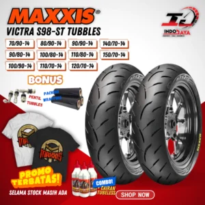 (FREE PENTIL + WRAPPING) BAN MAXXIS VICTRA TUBELESS (70/80 – 70/90 – 80/90 – 90/90 – 100/90 – 100/80 – 120/70 – 140/70 – 150/70 )