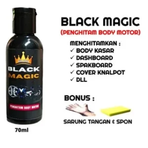 GROSIR BLACK MAGIC PENGHITAM BODY MOTOR 70ML/PENGHITAM BODY MOTOR/SEMIR MOTOR/PALING MURAH