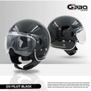 Helm CG Pilot Bogo Dewasa Ori Classic Full Leher Dewasa Warna Terkini / Terbaru SNI #8