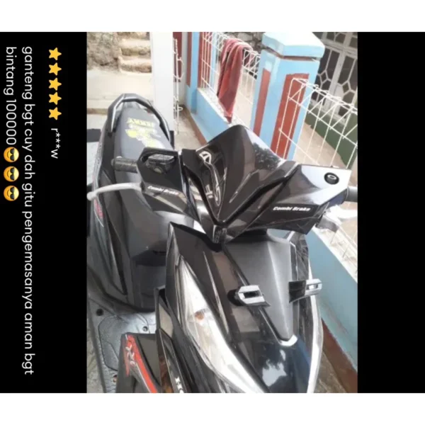 PROMO PECAH GRATIS !!! VISOR ANTI PECAH MOTOR BEAT FI ESP TAHUN 2016 - 2022 FREE DOUBLE TAPE - Image 6