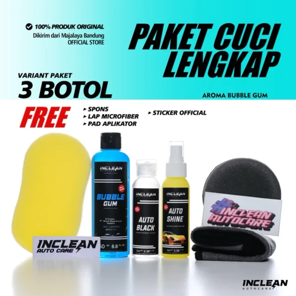 Terlaris No. 1 | PAKET LENGKAP CUCI KENDARAAN by INCLEAN Auto care