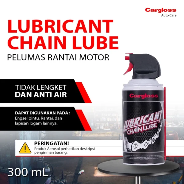 Cargloss Chain Lube 300 ml - Pelumas Rantai - Image 5