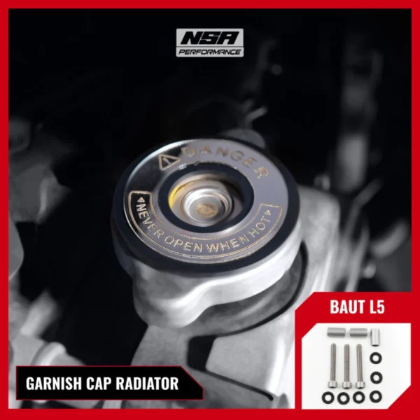 NSA COVER RADIATOR SPINER BINTANG BLACK SERIES VARIO PCX NMAX AEROX ADV LEXI STYLO Tutup Radiator Spinner Bintang Yamaha - Image 2
