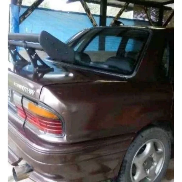 spoiler sayap GT wing 2 susun universal+ bonus lem 3M - Image 6