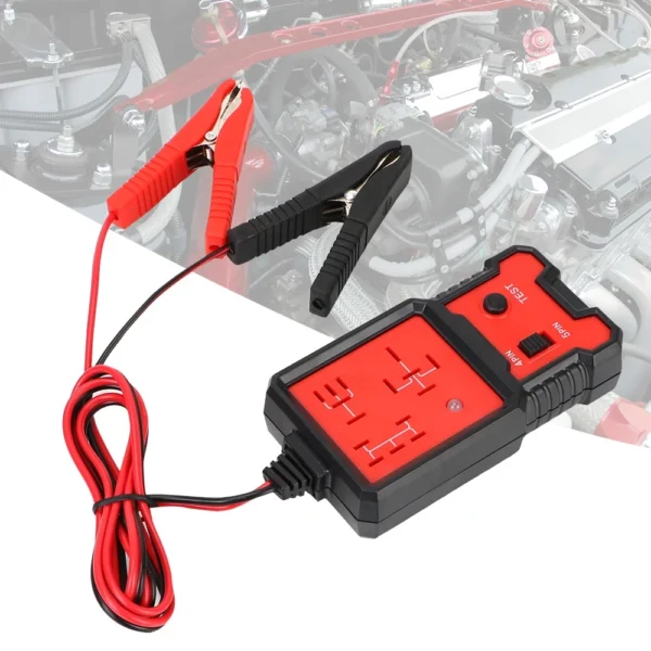 Otomotif Elektronik Relay Tester Pemeriksa Baterai Mobil Lampu Indikator LED Universal 12V Mobil Relay Tester