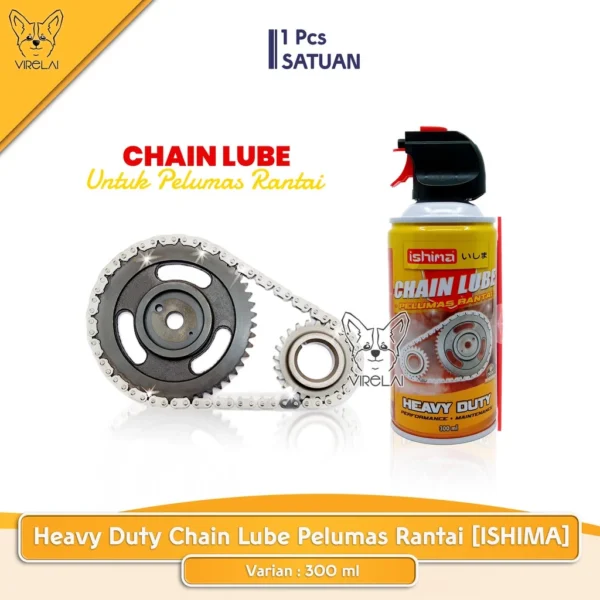 Heavy Duty Chain Lube Pelumas Rantai Japan Quality [ISHIMA / M-ONE] - Image 2