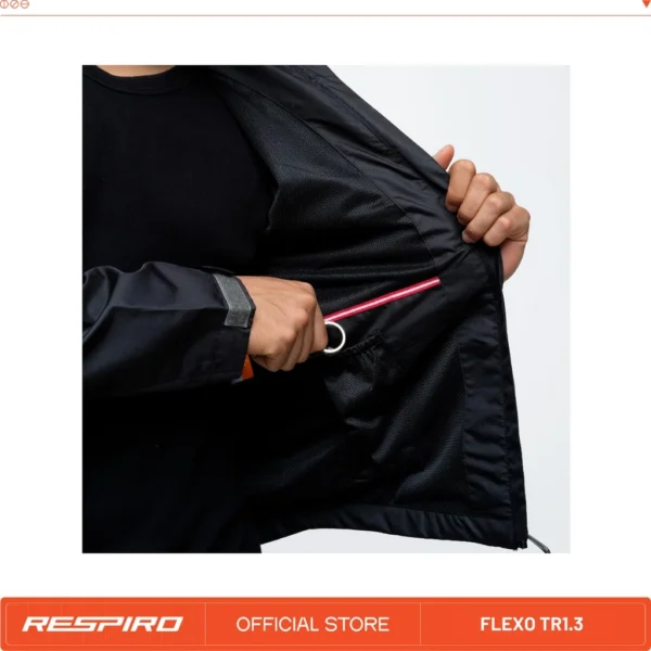 Respiro FLEXO R1 | Jaket Motor Harian Pria Anti Angin Ada Ventilasi - Image 8