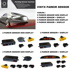 Parkir Sensor Parkir Mundur Mobil 2 / 4 Titik Mata Parking Sensors Display / non Display VINYX