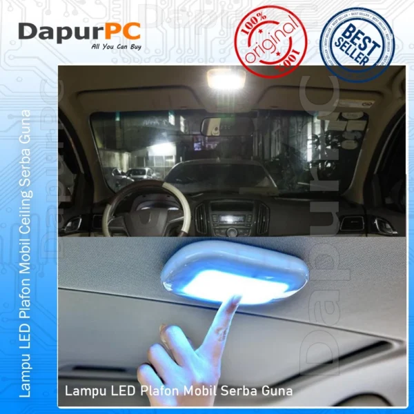 Lampu LED Plafon Mobil Ceiling Portable