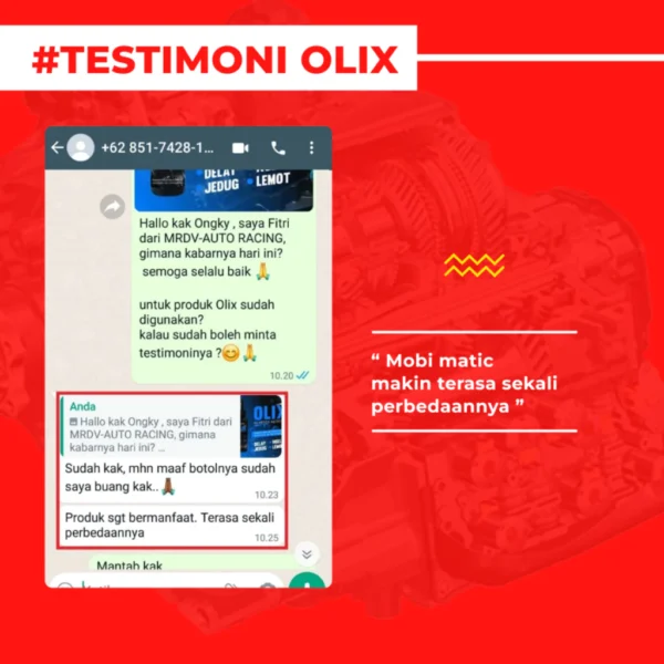 OLIX GEARBOX ADDITIVE BELI 1 GRATIS 1 I ANTI JEDUG DELAY NGELOS LEMOT I PERAWATAN TRANSMISI MATIC - Image 4
