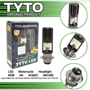 MCLED LAMPU DEPAN UTAMA LED TYTO 2 SISI AC DC / BOHLAM LED DEPAN TYTO ORIGINAL / LAMPU LED TYTO ORIGINAL