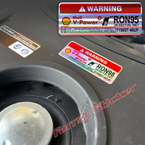 Stiker Sticker Warning Bensin Pertamax Shell super V power – Pertamax,