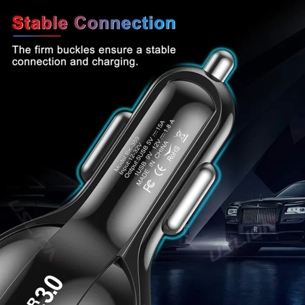 Car Charger Mobil Fast Charger USB 5 Port QC 3.0 15A Pengisi Daya USB Alat Elektronik - Image 7