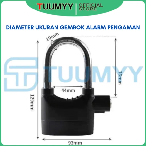 KUNCI PENGAMAN / GEMBOK ALARM SENSOR OLL-LOCK1110/1111 - Image 10