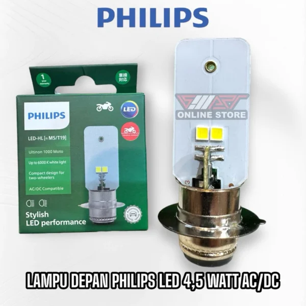 LAMPU LED PHILIPS BEBEK 2 SISI 6/6 W LAMPU LED ( M5 ) DC 6500K KAKI 1 11163UEMX1 BOLA LAMPU MOTOR PHILIPS - Image 8