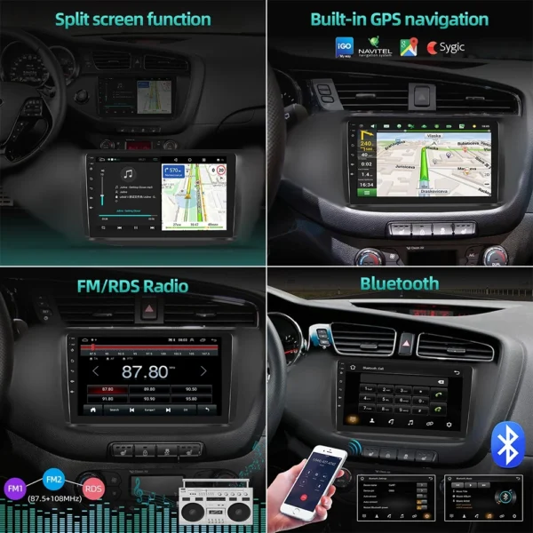 ✨with cooling system✨6G+64G IPS Layer Head Unit 7910 Inch Mobil Android 13 Navigasi Untuk Semua Double Din Mobil Car Radio - Image 8