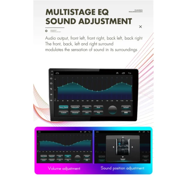 ✨with cooling system✨4G+64G IPS Screen Head Unit android 7/9/10 Inch Car Android 13 Navigasi Untuk TOYOTA Daihatsu Mitsubishi - Image 6