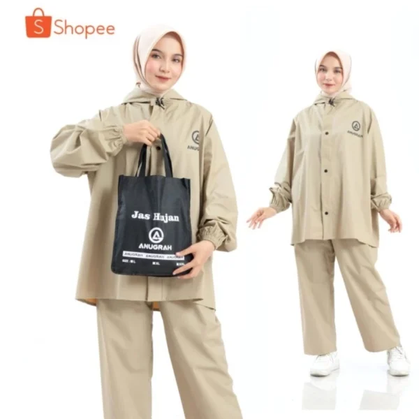 JAS HUJAN PRIA WANITA RAINCOAT, TEBAL LENTUR ANTI REMBES BY ANUGRAH ORIGINAL THE BEST QUALITY