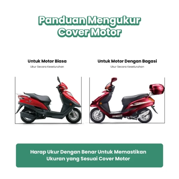 INFINILAPAN Cover Motor Murah | Penutup Pelindung Body Cover Motor Anti Air | Sarung Tutup Motor Murah Beat, Mio, Gear, Revo, Nmax, - Image 10