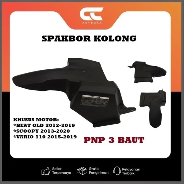 Spakbor Kolong BEAT ESP FI DELUXE STREET SCOOPY GENIO NEW 2012-2024 - Image 7