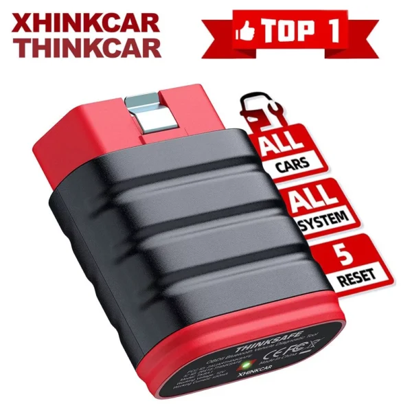 Thinkcar Thinksafe OBD2 Pemindai Diagnostik Mobil Bluetooth pembaca kode Alat diagnostik otomatis