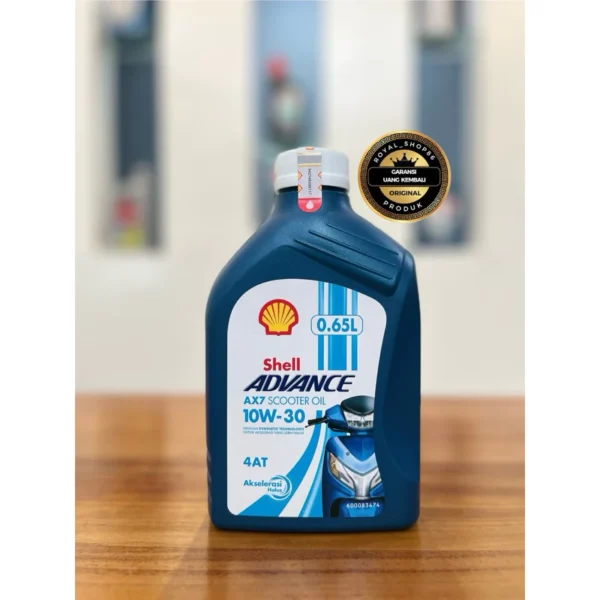 PAKET OLI SHELL AX7 MATIC SAE 10W-30 800 ML / SAE 10W-40 800 ML & OLI GARDAN 120 ML SERIES ORIGINAL - Image 2