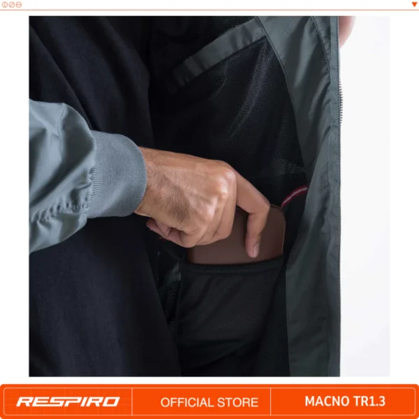 RESPIRO MACNO TR1.3 | Jaket Anti Angin Windproof - Image 5