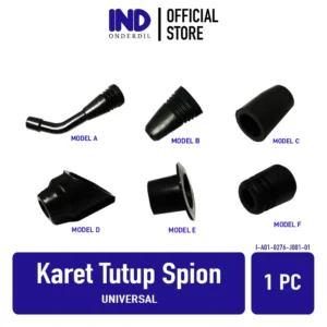 IND Onderdil Karet Tutup Spion Universal Honda Yamaha Suzuki Beat Vario Scoopy Grand ADV PCX Mio Jupiter Nmax dll Cover Penutup