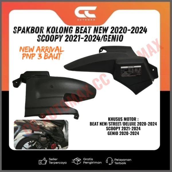 Spakbor Kolong BEAT ESP FI DELUXE STREET SCOOPY GENIO NEW 2012-2024 - Image 2