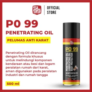 SL99 Penetrating Oil Spray & Lubricant Pelumas Anti Karat Besi Logam 500ml