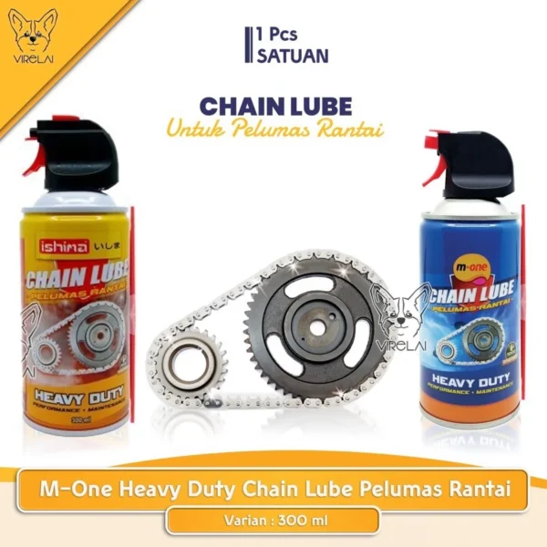 Heavy Duty Chain Lube Pelumas Rantai Japan Quality [ISHIMA / M-ONE]