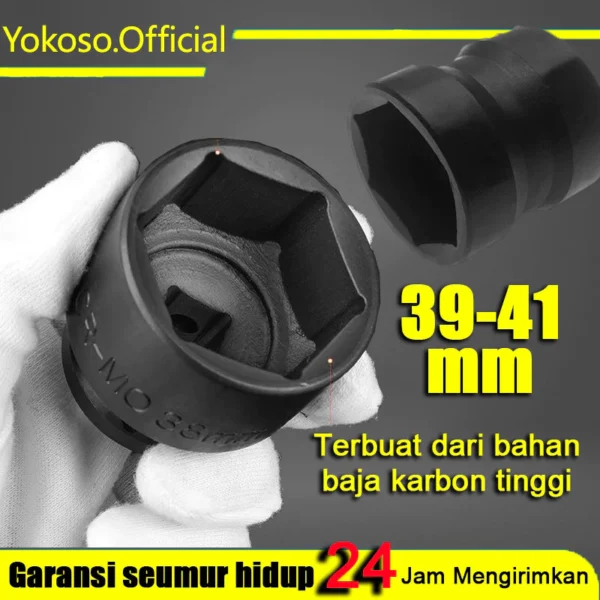 Kunci Cvt / Sepeda Motor GY6-125 Skuter Pulley Nut Lengan Kepala Ganda 39-41 Kopling Perbaikan Penghapusan Alat Khusus Alat Soket