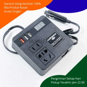 BS Power Inverter DC Ke AC Usb Mobil Port Ubah Electronic Termurah Mengubah Portable Kendaraan Murah