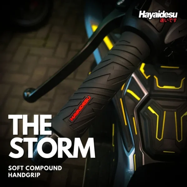 Hayaidesu Handgrip THE STORM - Hand Grip Motor Matic NMAX , PCX , ADV , VARIO , AEROX , XMAX , BEAT , SCOOPY , MIO - Image 3