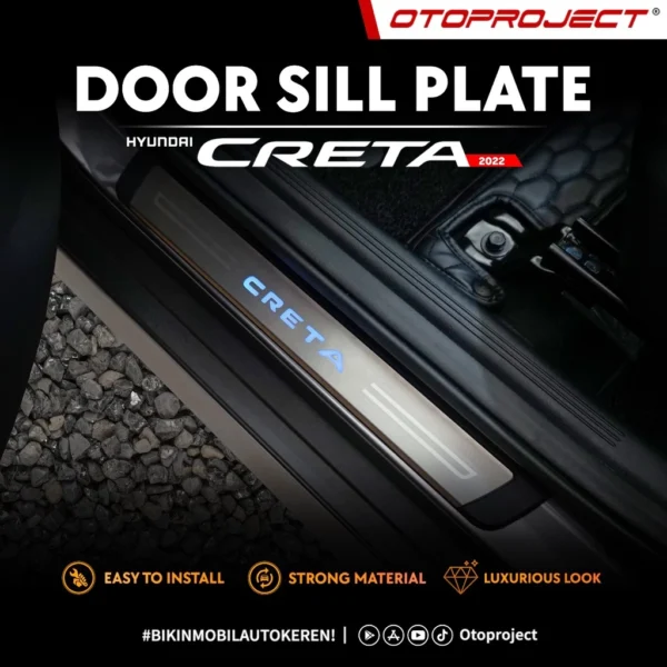 Otoproject - Door Sill Plate Creta Ori Design (4 Pcs)