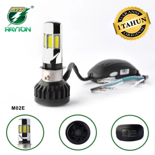 Rayton Led Otomotif Motor M02E White/Ice Blue/White+Warm White Ac&Dc9-18V Original