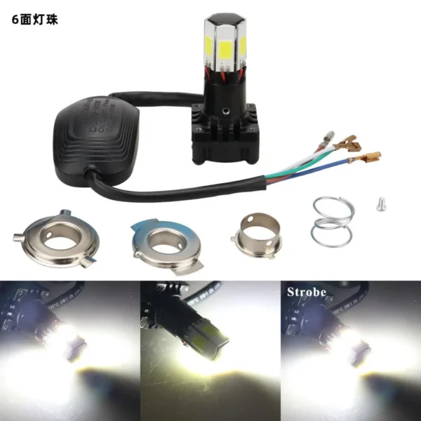 Monqiqi Lampu Depan Mobil Lampu Led Motor 6 Sisi M02E Bergaransi Original Rayton 35 Watt Lampu Utama - Image 10