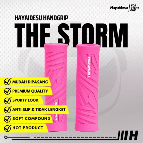 Hayaidesu Handgrip THE STORM - Hand Grip Motor Matic NMAX , PCX , ADV , VARIO , AEROX , XMAX , BEAT , SCOOPY , MIO - Image 6