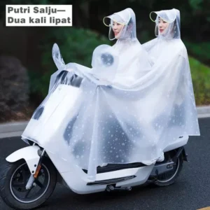 ZACRO Jas Hujan wanita dan pria motor / jas hujan ponco single ganda Bahan Super Tebal Ukuran Medium jas hujan ponco tersedia ganda