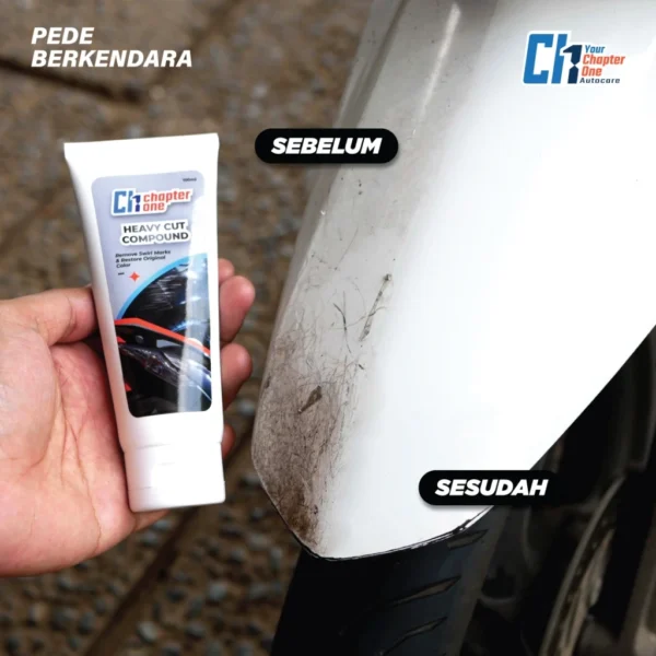 Penghilang Baret & Swirl Mark Mobil Motor Terbaik - Your Chapter One Heavy Cut Compound - Formula Ajaib untuk Mobil Mulus! - Image 5