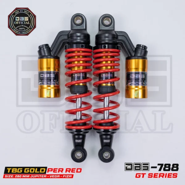 DBS 788 Gt Series Shock Belakang Bebek Rx King Karisma Supra Jupiter Z Vega Firz MegaPro Revo Shogun Tiger - Image 8