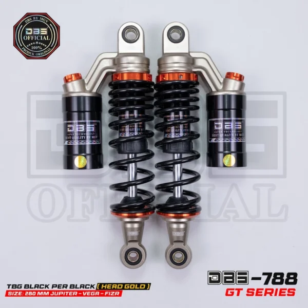 DBS 788 Gt Series Shock Belakang Bebek Rx King Karisma Supra Jupiter Z Vega Firz MegaPro Revo Shogun Tiger - Image 9